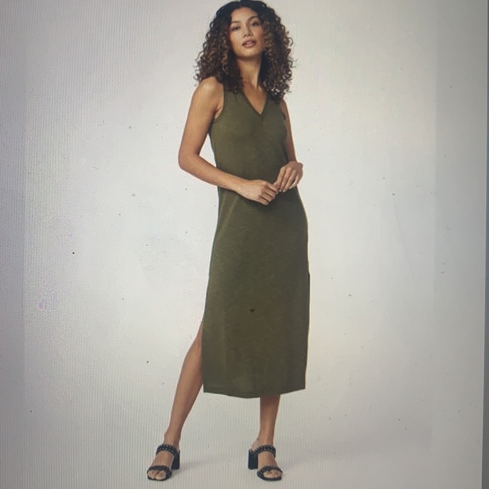 PAIGE Sage Dress, Olive Green, Size Small, NWT!